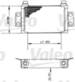 VALEO 816667 Oil Cooler, engine oil